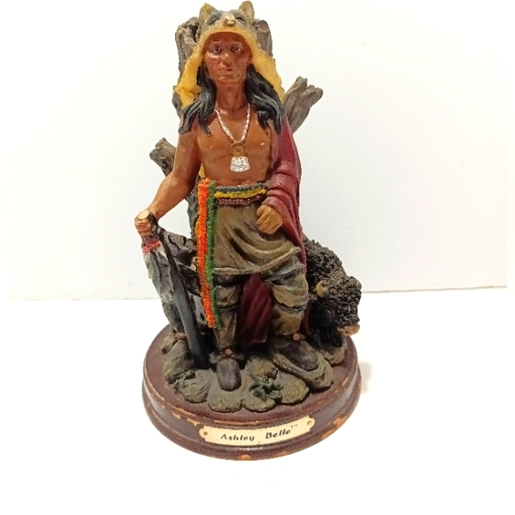Ashley Belle Native American Warrior Statue - Picture 1 of 10